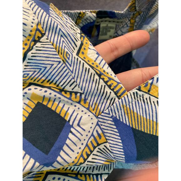 Anthem of the Ants Chambray Dress ~ Ruffle Sleeve Abstract Print Dress ~ Sz 3 3T - Picture 8 of 8